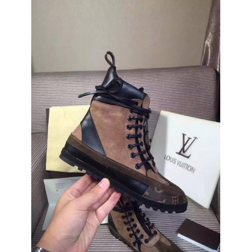 Louis Vuitton Palm Canyon Desert Boot brown